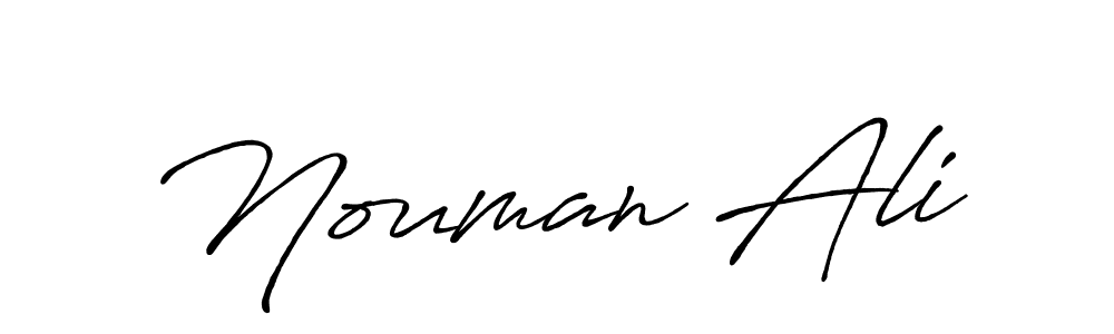 The best way (Antro_Vectra_Bolder) to make a short signature is to pick only two or three words in your name. The name Nouman Ali include a total of six letters. For converting this name. Nouman Ali signature style 7 images and pictures png