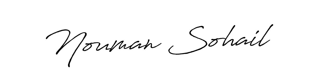 The best way (Antro_Vectra_Bolder) to make a short signature is to pick only two or three words in your name. The name Nouman Sohail include a total of six letters. For converting this name. Nouman Sohail signature style 7 images and pictures png