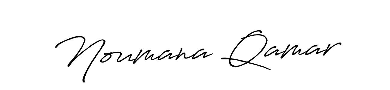 Use a signature maker to create a handwritten signature online. With this signature software, you can design (Antro_Vectra_Bolder) your own signature for name Noumana Qamar. Noumana Qamar signature style 7 images and pictures png