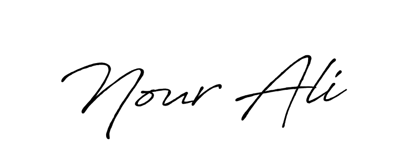 Once you've used our free online signature maker to create your best signature Antro_Vectra_Bolder style, it's time to enjoy all of the benefits that Nour Ali name signing documents. Nour Ali signature style 7 images and pictures png