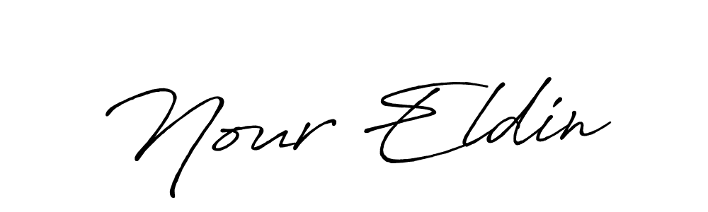 if you are searching for the best signature style for your name Nour Eldin. so please give up your signature search. here we have designed multiple signature styles  using Antro_Vectra_Bolder. Nour Eldin signature style 7 images and pictures png