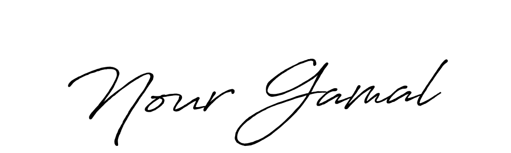 Make a beautiful signature design for name Nour Gamal. Use this online signature maker to create a handwritten signature for free. Nour Gamal signature style 7 images and pictures png