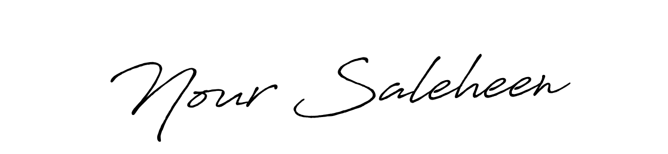 Similarly Antro_Vectra_Bolder is the best handwritten signature design. Signature creator online .You can use it as an online autograph creator for name Nour Saleheen. Nour Saleheen signature style 7 images and pictures png
