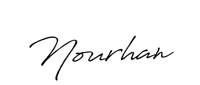 Use a signature maker to create a handwritten signature online. With this signature software, you can design (Antro_Vectra_Bolder) your own signature for name Nourhan. Nourhan signature style 7 images and pictures png