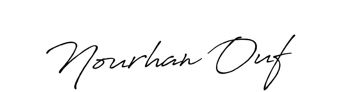 How to make Nourhan Ouf signature? Antro_Vectra_Bolder is a professional autograph style. Create handwritten signature for Nourhan Ouf name. Nourhan Ouf signature style 7 images and pictures png