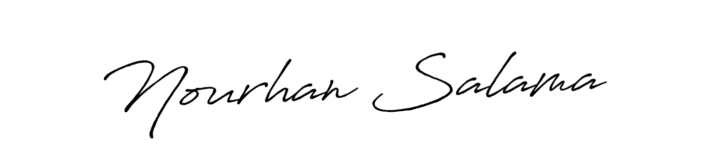 Also we have Nourhan Salama name is the best signature style. Create professional handwritten signature collection using Antro_Vectra_Bolder autograph style. Nourhan Salama signature style 7 images and pictures png