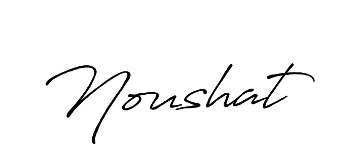 Also You can easily find your signature by using the search form. We will create Noushat name handwritten signature images for you free of cost using Antro_Vectra_Bolder sign style. Noushat signature style 7 images and pictures png