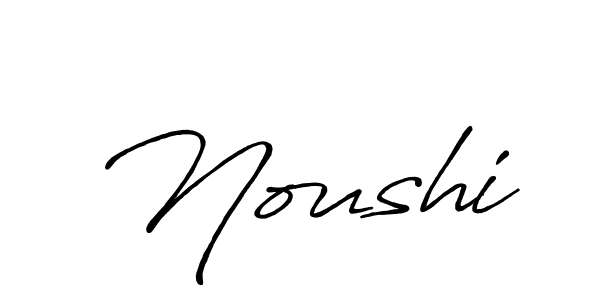 This is the best signature style for the Noushi name. Also you like these signature font (Antro_Vectra_Bolder). Mix name signature. Noushi signature style 7 images and pictures png