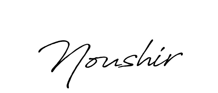 Noushir stylish signature style. Best Handwritten Sign (Antro_Vectra_Bolder) for my name. Handwritten Signature Collection Ideas for my name Noushir. Noushir signature style 7 images and pictures png