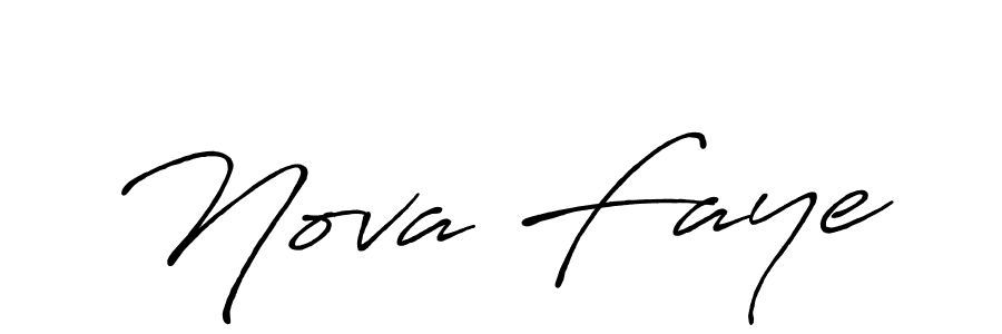 Also we have Nova Faye name is the best signature style. Create professional handwritten signature collection using Antro_Vectra_Bolder autograph style. Nova Faye signature style 7 images and pictures png