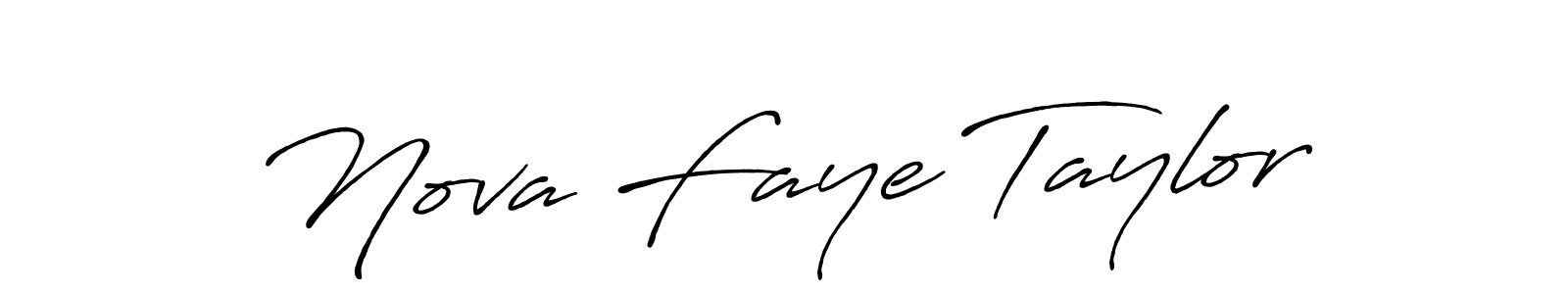 Make a beautiful signature design for name Nova Faye Taylor. Use this online signature maker to create a handwritten signature for free. Nova Faye Taylor signature style 7 images and pictures png