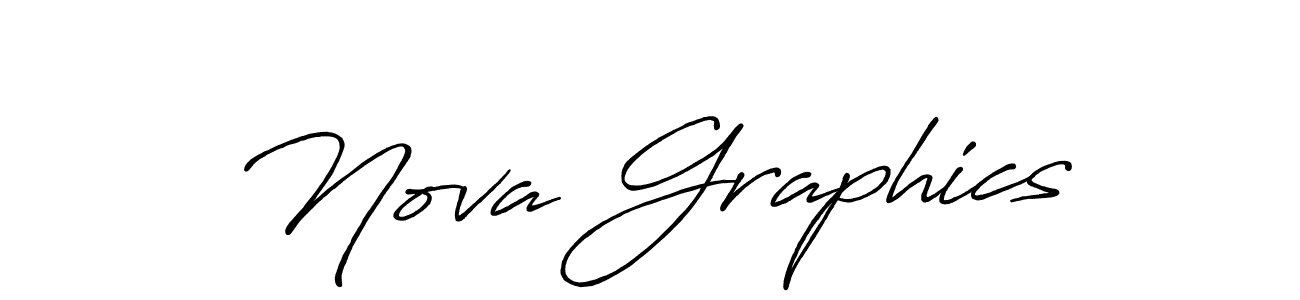 Design your own signature with our free online signature maker. With this signature software, you can create a handwritten (Antro_Vectra_Bolder) signature for name Nova Graphics. Nova Graphics signature style 7 images and pictures png