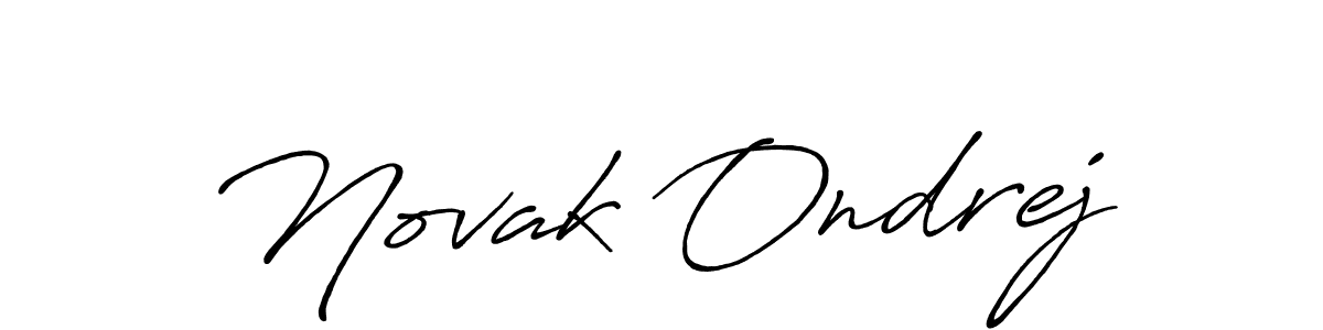 Design your own signature with our free online signature maker. With this signature software, you can create a handwritten (Antro_Vectra_Bolder) signature for name Novak Ondrej. Novak Ondrej signature style 7 images and pictures png