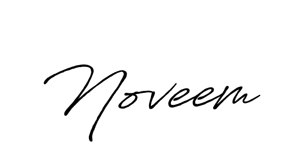 Create a beautiful signature design for name Noveem. With this signature (Antro_Vectra_Bolder) fonts, you can make a handwritten signature for free. Noveem signature style 7 images and pictures png