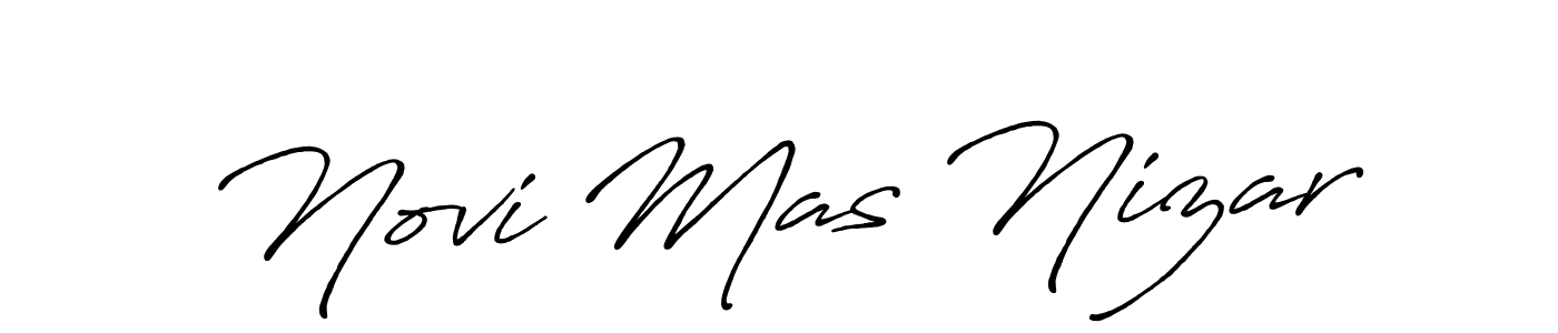 Also we have Novi Mas Nizar name is the best signature style. Create professional handwritten signature collection using Antro_Vectra_Bolder autograph style. Novi Mas Nizar signature style 7 images and pictures png