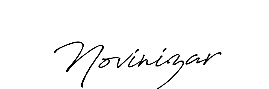 Make a beautiful signature design for name Novinizar. With this signature (Antro_Vectra_Bolder) style, you can create a handwritten signature for free. Novinizar signature style 7 images and pictures png