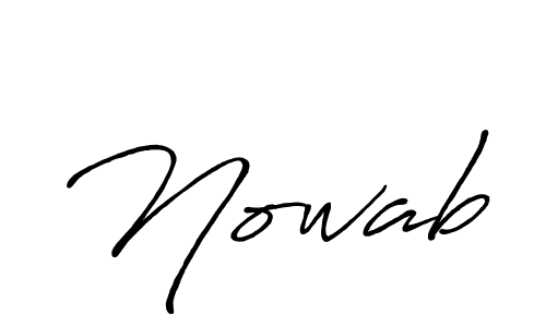 How to Draw Nowab signature style? Antro_Vectra_Bolder is a latest design signature styles for name Nowab. Nowab signature style 7 images and pictures png