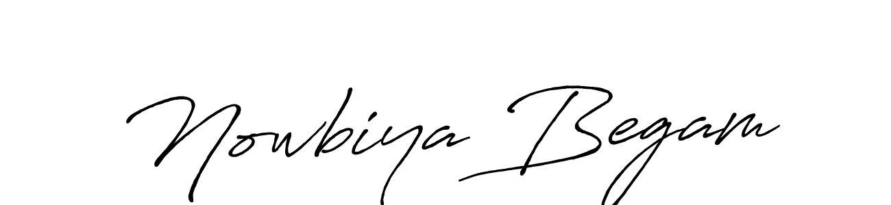 Antro_Vectra_Bolder is a professional signature style that is perfect for those who want to add a touch of class to their signature. It is also a great choice for those who want to make their signature more unique. Get Nowbiya Begam name to fancy signature for free. Nowbiya Begam signature style 7 images and pictures png