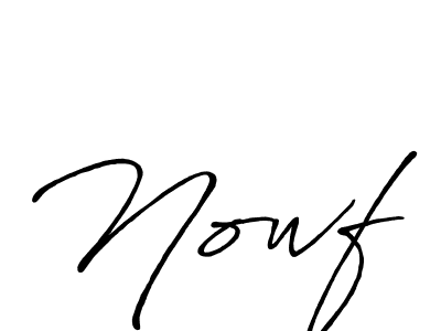 Similarly Antro_Vectra_Bolder is the best handwritten signature design. Signature creator online .You can use it as an online autograph creator for name Nowf. Nowf signature style 7 images and pictures png