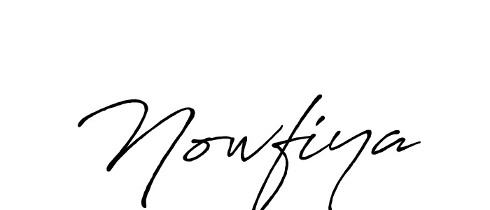 It looks lik you need a new signature style for name Nowfiya. Design unique handwritten (Antro_Vectra_Bolder) signature with our free signature maker in just a few clicks. Nowfiya signature style 7 images and pictures png