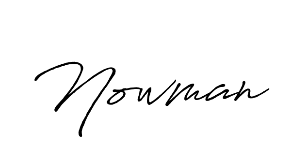 How to make Nowman signature? Antro_Vectra_Bolder is a professional autograph style. Create handwritten signature for Nowman name. Nowman signature style 7 images and pictures png