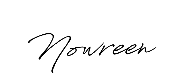 The best way (Antro_Vectra_Bolder) to make a short signature is to pick only two or three words in your name. The name Nowreen include a total of six letters. For converting this name. Nowreen signature style 7 images and pictures png