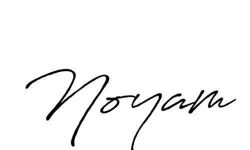 Noyam stylish signature style. Best Handwritten Sign (Antro_Vectra_Bolder) for my name. Handwritten Signature Collection Ideas for my name Noyam. Noyam signature style 7 images and pictures png