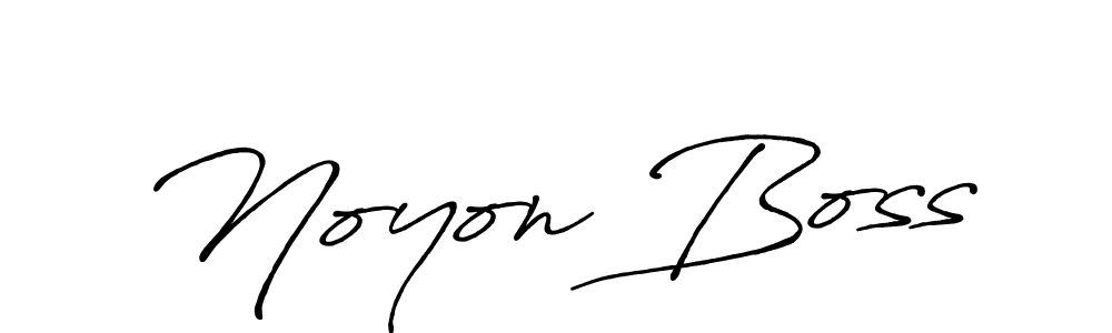 Noyon Boss stylish signature style. Best Handwritten Sign (Antro_Vectra_Bolder) for my name. Handwritten Signature Collection Ideas for my name Noyon Boss. Noyon Boss signature style 7 images and pictures png