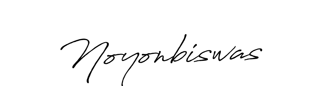 Create a beautiful signature design for name Noyonbiswas. With this signature (Antro_Vectra_Bolder) fonts, you can make a handwritten signature for free. Noyonbiswas signature style 7 images and pictures png