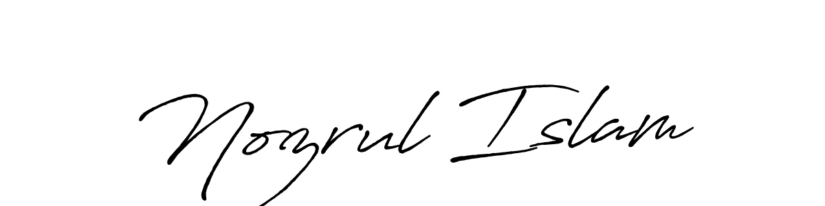 The best way (Antro_Vectra_Bolder) to make a short signature is to pick only two or three words in your name. The name Nozrul Islam include a total of six letters. For converting this name. Nozrul Islam signature style 7 images and pictures png