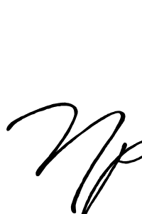 Design your own signature with our free online signature maker. With this signature software, you can create a handwritten (Antro_Vectra_Bolder) signature for name Np. Np signature style 7 images and pictures png