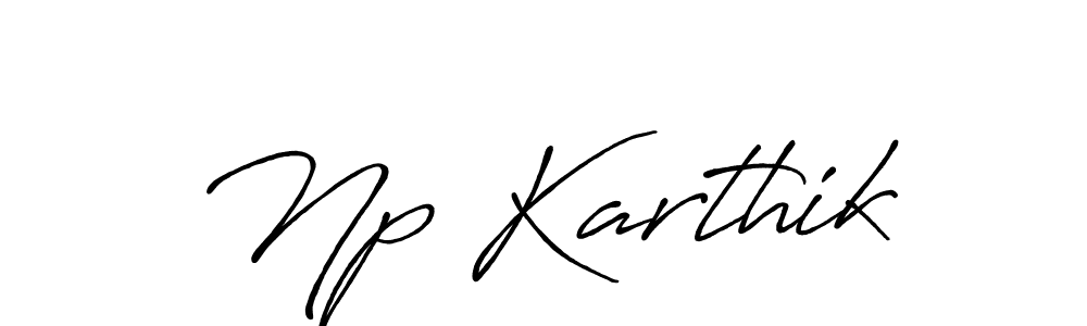 Antro_Vectra_Bolder is a professional signature style that is perfect for those who want to add a touch of class to their signature. It is also a great choice for those who want to make their signature more unique. Get Np Karthik name to fancy signature for free. Np Karthik signature style 7 images and pictures png