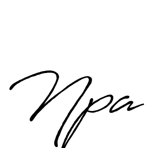 You should practise on your own different ways (Antro_Vectra_Bolder) to write your name (Npa) in signature. don't let someone else do it for you. Npa signature style 7 images and pictures png