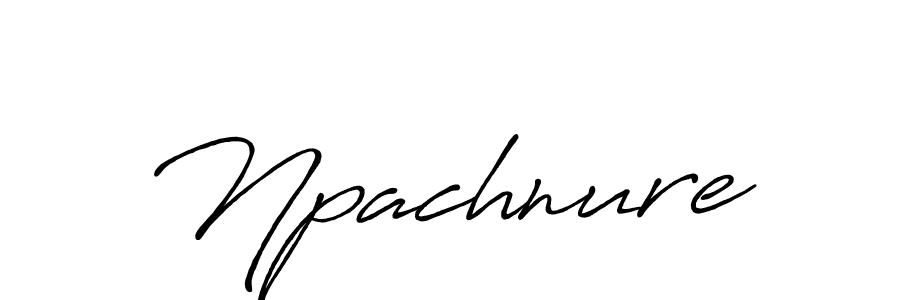 It looks lik you need a new signature style for name Npachnure. Design unique handwritten (Antro_Vectra_Bolder) signature with our free signature maker in just a few clicks. Npachnure signature style 7 images and pictures png