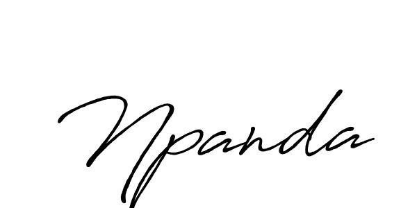 Design your own signature with our free online signature maker. With this signature software, you can create a handwritten (Antro_Vectra_Bolder) signature for name Npanda. Npanda signature style 7 images and pictures png