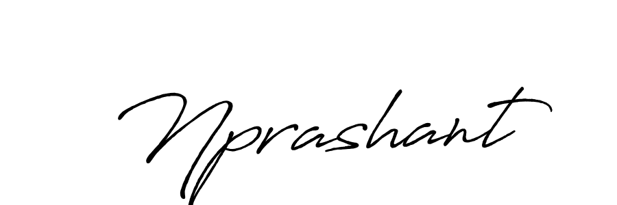 It looks lik you need a new signature style for name Nprashant. Design unique handwritten (Antro_Vectra_Bolder) signature with our free signature maker in just a few clicks. Nprashant signature style 7 images and pictures png