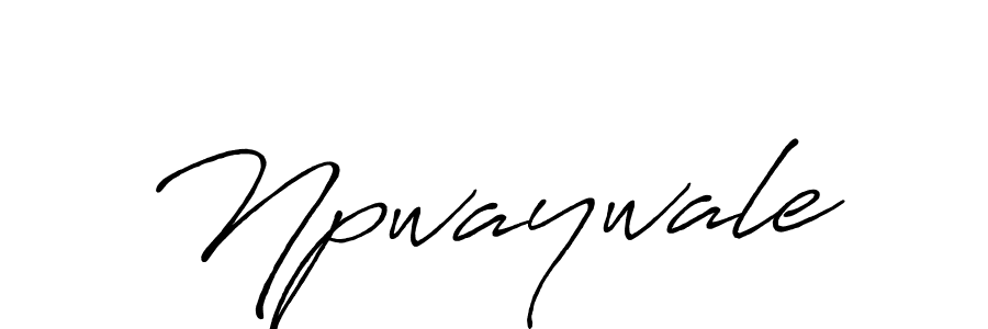 Also we have Npwaywale name is the best signature style. Create professional handwritten signature collection using Antro_Vectra_Bolder autograph style. Npwaywale signature style 7 images and pictures png