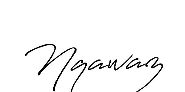 Also we have Nqawaz name is the best signature style. Create professional handwritten signature collection using Antro_Vectra_Bolder autograph style. Nqawaz signature style 7 images and pictures png