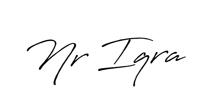 You can use this online signature creator to create a handwritten signature for the name Nr Iqra. This is the best online autograph maker. Nr Iqra signature style 7 images and pictures png