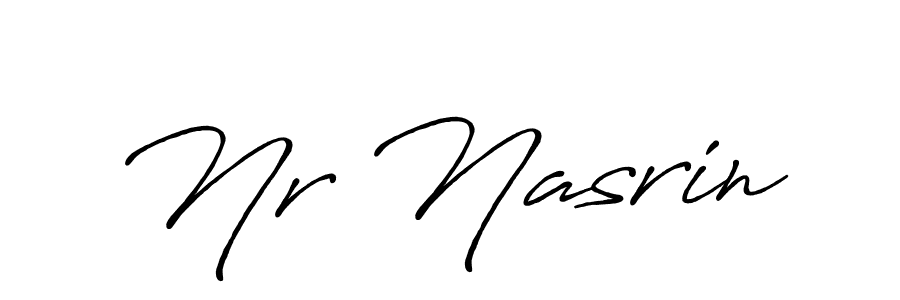 It looks lik you need a new signature style for name Nr Nasrin. Design unique handwritten (Antro_Vectra_Bolder) signature with our free signature maker in just a few clicks. Nr Nasrin signature style 7 images and pictures png