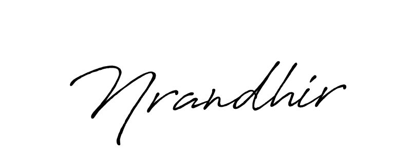 Best and Professional Signature Style for Nrandhir. Antro_Vectra_Bolder Best Signature Style Collection. Nrandhir signature style 7 images and pictures png