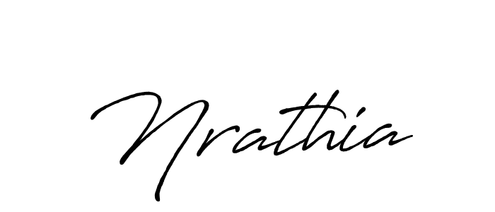 How to make Nrathia name signature. Use Antro_Vectra_Bolder style for creating short signs online. This is the latest handwritten sign. Nrathia signature style 7 images and pictures png