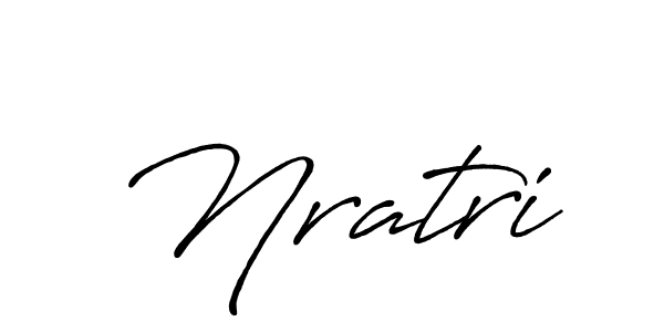 Also You can easily find your signature by using the search form. We will create Nratri name handwritten signature images for you free of cost using Antro_Vectra_Bolder sign style. Nratri signature style 7 images and pictures png