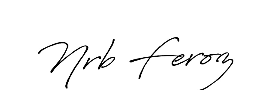 See photos of Nrb Feroz official signature by Spectra . Check more albums & portfolios. Read reviews & check more about Antro_Vectra_Bolder font. Nrb Feroz signature style 7 images and pictures png
