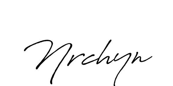 You can use this online signature creator to create a handwritten signature for the name Nrchyn. This is the best online autograph maker. Nrchyn signature style 7 images and pictures png