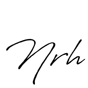 The best way (Antro_Vectra_Bolder) to make a short signature is to pick only two or three words in your name. The name Nrh include a total of six letters. For converting this name. Nrh signature style 7 images and pictures png