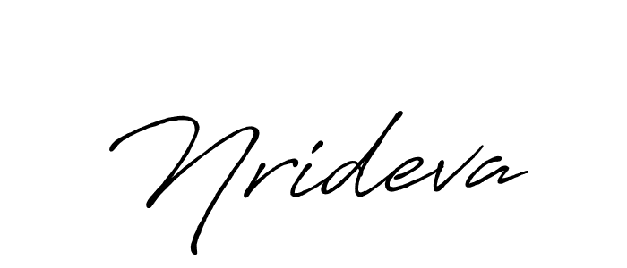 if you are searching for the best signature style for your name Nrideva. so please give up your signature search. here we have designed multiple signature styles  using Antro_Vectra_Bolder. Nrideva signature style 7 images and pictures png