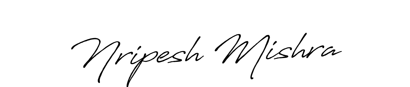 if you are searching for the best signature style for your name Nripesh Mishra. so please give up your signature search. here we have designed multiple signature styles  using Antro_Vectra_Bolder. Nripesh Mishra signature style 7 images and pictures png