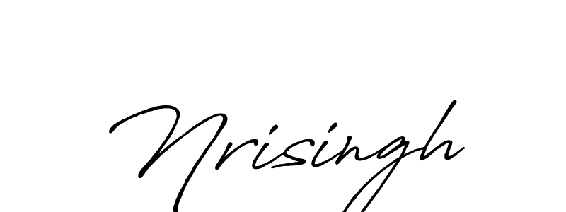 Similarly Antro_Vectra_Bolder is the best handwritten signature design. Signature creator online .You can use it as an online autograph creator for name Nrisingh. Nrisingh signature style 7 images and pictures png