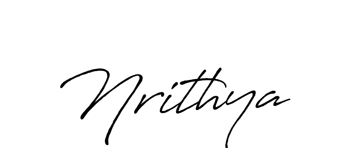 It looks lik you need a new signature style for name Nrithya. Design unique handwritten (Antro_Vectra_Bolder) signature with our free signature maker in just a few clicks. Nrithya signature style 7 images and pictures png